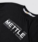 تیشرت مشکی مردانه طرح METTLE - تصویر 3