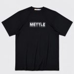 تیشرت مشکی مردانه طرح METTLE